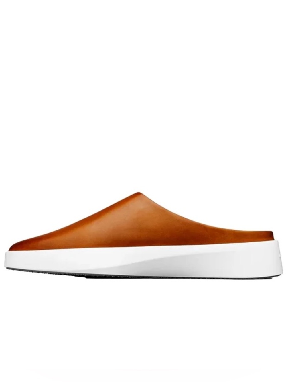 Wolf & Shepherd 9 Italian Leather Loafer Mule Memory Foam Cushion Comfy Luxury